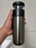 京东京造保温杯【茶水分离】男女大容量316L不锈钢泡茶水杯子金属灰500ml 实拍图