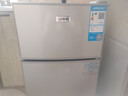 志高（CHIGO）小冰箱迷你小型家用冷藏冷冻两用宿舍出租房用双门办公室电冰箱节能省电 【一级能效】76L银色【三天约一度电】 实拍图