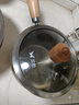 双枪（Suncha）316L不锈钢小奶锅辅食锅汤锅泡面蒸锅燃气电磁炉18cm带盖 实拍图