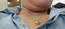 六福珠宝 黄金项链O字链足金素链锁骨链 计价B01TBGN0018 约2.51克 实拍图