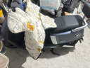 爱玛电动摩托车 启航长续航豪华智能双人电瓶车 哑光石墨灰 实拍图