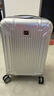 Diplomat外交官行李箱20英寸扩充层拉杆箱男旅行箱登机密码箱女TC-6012银 实拍图