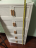 京东物流 收纳柜家用家具客厅免安装衣物收纳箱零食整理箱折叠柜 奶油色面宽 50cm 5层 实拍图