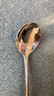 三四钢®不锈钢勺子316食品级汤勺饭勺家用调羹儿童吃饭小勺子大人汤匙 316圆勺 大号*6支 实拍图