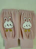 咕咕象（guguxiang）儿童绒布袖套小女孩男童宝宝套袖婴儿护袖羽绒服防脏手袖头秋冬季 粉色兔子1双（32533） 儿童卡通螺口款绒布袖套 实拍图