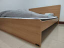 全友家居 北欧原木风板式床1.8米x2米主卧室简约现代家用木板双人床 实拍图
