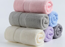 洁丽雅（grace）纯棉毛巾2条装 洗脸洗澡家用加厚毛巾成人男女全棉吸水A类毛巾 4条装（浅灰+浅兰+浅粉+深兰） 实拍图