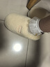 朴西扶桑棉拖鞋简约女士冬天室内家居保暖毛绒拖鞋情侣奶油黄;36-37 实拍图