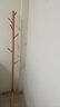 稳纳 衣帽架 衣架落地 实木挂衣架 阳台卧室衣服架  原木色三脚款3176 实拍图