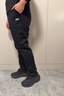 安踏加绒男裤运动裤子男士冬季款加厚保暖直筒黑色通勤健身训练长裤 【店长推荐-针织加绒款】基础黑-3 XL 实拍图