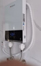 志高（CHIGO）即热式电热水器超薄小厨宝6500W变频恒温智能省电出租房家用洗澡免储水银色 包安装  KBR-B65  实拍图