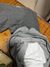 浪莎（LangSha）男士内裤男纯棉透气抗菌内档大码平角裤舒适四角短裤衩4条装 浅灰+中灰+深灰+黑灰 4XL /190 实拍图