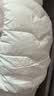 雪中飞羽绒服女2025冬季短款宽松背心轻薄马甲玉石白XL 实拍图