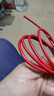 德力西电线国标铜BV/BVR铜芯线4/6/10平方阻燃单芯硬线多股软线 国标足米 BV硬线（红色） 6平方毫米 1m 实拍图