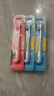 皓齿健3-12岁儿童小恐龙卡通软毛牙刷换牙期长牙期6支套装小刷头舌苔刷 实拍图