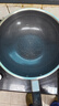 炊大皇炒锅有钛0氟不粘锅316L不锈钢不粘平底炒锅32cm 实拍图