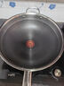 康巴赫 第六代炒锅不粘锅蜂窝锅抗菌不锈钢6代少油烟平底炒菜锅磁炉通用 【6代】国标I级不粘抗菌炒锅 34cm 实拍图