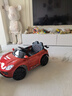 童心鱼儿童电动车四轮汽车可坐人遥控摇摆男女孩宝宝玩具童车充电 烤红色+大电瓶双驱动+蓝牙皮软座 实拍图