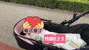 ANGI BABY婴儿推车可坐可躺婴儿车轻便折叠新生儿减震高景观双向儿童手推车 顶配樱花粉【一键收车+PU橡胶轮] 实拍图