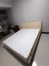 全友家居 床原木风现代简约主卧室双人大床1.8x2米家用高脚板式床家具 实拍图