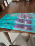 巧姨洗碗手套女厨房专用乳胶橡胶耐用刷碗洗衣服胶皮家务清洁防水家用 紫色 亲肤柔软纯胶 3双 M(中码) 实拍图