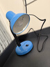 乐卡利学生阅读台灯LED插电写作业工作办公台式灯书桌床头宿舍灯小夜灯 蓝色软管台灯【5W  三色变光】 实拍图