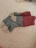 尼多熊儿童袜子婴儿袜秋冬毛圈棉袜中长筒新生儿透气舒适宝宝堆堆袜 实拍图
