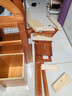 临稚胡桃木 儿童上下床实木高低床双层床上下铺床两层木床子母床 梯柜款 上铺宽1.3米下铺宽1.5米 实拍图