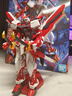 BANDAI万代拼装模型MG 1/100 高达红色异端机改 红异端改 实拍图