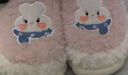 俞兆林（YUZHAOLIN）棉拖鞋男女冬季情侣卡通保暖月子鞋居家棉鞋 YZ088 实拍图