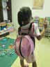 萨达篮球包单双肩男女斜跨训练青少年运动篮球袋学生足球排球收纳网兜 双单肩包-粉色（网针） 实拍图
