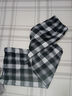 薄款黑白格子裤子春夏季显瘦夏季直筒高腰垂感拖地阔腿长裤 白格(柔软透气) 大码121-135斤可穿 实拍图