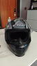 LS2情侣摩托车头盔男女机车赛车四季全盔儿童盔防雾大尾翼802 黑/灰桔星河 L(建议53-54头围) 实拍图