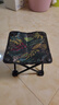 爆品椅子板凳小椅子户外钓椅马扎钓鱼便捷多功能超轻四角凳子马扎 户外小马扎-枫叶蓝色(活动) 实拍图