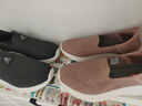 足力健老人鞋一脚蹬中老年休闲鞋玫瑰妈妈鞋25116007J 藕粉色-38 实拍图