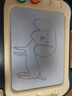 欣格超大号儿童磁性画板玩具加大加宽3-6岁男孩女孩DIY绘画涂鸦板婴儿可擦写可珠算写字板宝宝生日礼物 蓝色 实拍图
