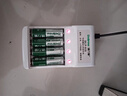 德力普（Delipow）充电电池 5号7号电池配充电器套装五号七号通用玩具/遥控器/电动牙刷/鼠标键盘等  4槽充电器+12节5号电池 实拍图