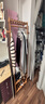 家逸实木衣帽架落地衣架卧室挂衣架办公挂衣服架子简易置物架晾衣架 实拍图