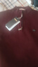 恒源祥加厚100%羊毛衫男士拉链半高领毛衣保暖上衣HJ197 深红 190/104A  实拍图