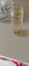 富光男女士双层玻璃杯 高硼硅玻璃304茶隔水杯子 带茶隔泡茶杯400ml 实拍图