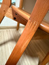 源氏木语实木餐椅北欧风橡木靠背椅家用多材质休闲椅现代简约餐厅吃饭椅子 樱桃木0.47米圆弧餐椅 实拍图
