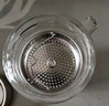 富光双层玻璃杯商务泡茶杯子 大容量男女耐热办公水杯带把黑色320ml 实拍图