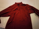 优衣库男装柔滑弹力摇粒绒半拉链套头衫/长袖25秋冬新款481184 28 深橙色 4XL /185/128C 实拍图