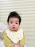 马博士婴儿口水巾宝宝围嘴A类新生儿花瓣口水兜360°可旋转 3条装 实拍图