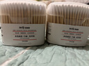 百草园棉签棒 化妆棉签 掏耳朵棉棒 1200支棉花棒 竹棒棉签4盒装2400头 实拍图