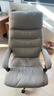 顾全老板椅可躺电脑办公椅真皮家用按摩加热人体工学椅C533H咖皮 实拍图