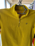 探拓（TECTOP）抓绒衣 户外加厚保暖女抓绒衣纯色立领半开衫柔软舒适抓绒衣 WZRY034 女款姜黄色 3XL 实拍图