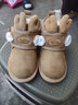 巴拉巴拉儿童雪地靴男宝女宝棉靴加厚加绒短靴2024新冬季靴子208424141241 实拍图