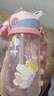 contigo康迪克  儿童吸管水杯 便携水杯户外运动创意 塑料杯子450ml 甜心小狗+背带杯刷450ml 实拍图