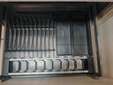 悍高（HIGOLD） 厨房橱柜拉篮碗架抽屉式碗篮加厚304不锈钢底板调味篮双层碗碟篮 600柜2层-L系列套装 实拍图